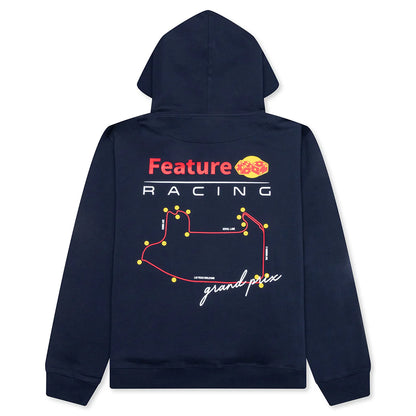 Dice Circuit Hoodie Navy Blazer