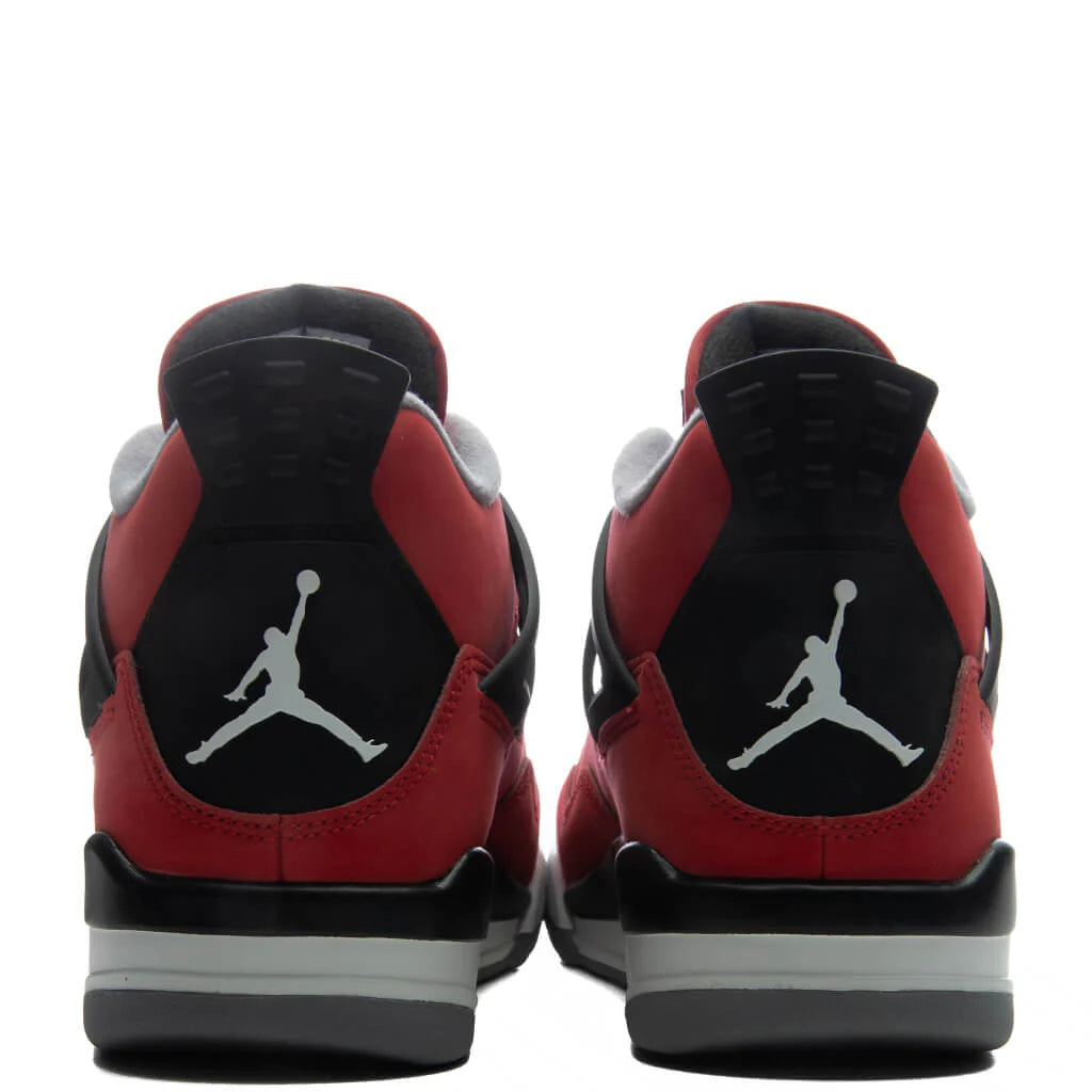 Air Jordan 4 Retro Toro Bravo GS Fire Red White Black Cement Grey