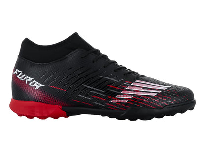 Tenis de Fútbol Furia 1515 Negro Rojo para Hombre