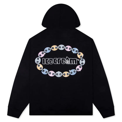 Chain Hoodie Black