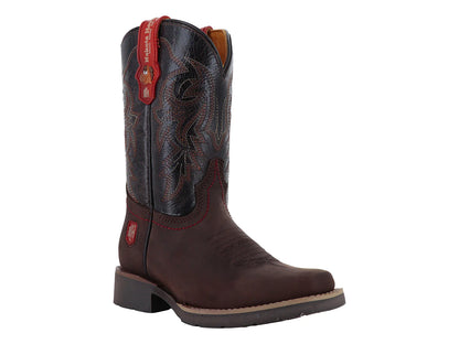 Botas Vaqueras Nokota Horse Color Chocolate para Niño