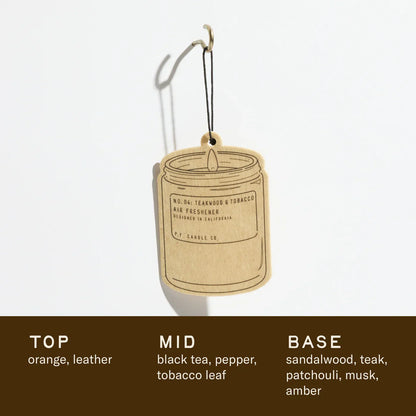 Teakwood & Tobacco– Air Freshener 2 Pack