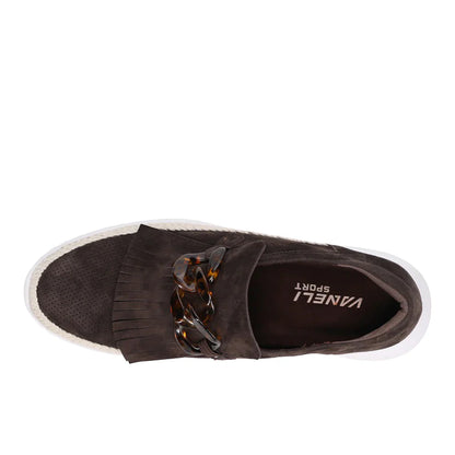 Qerene Perforated Slip On Sneakers