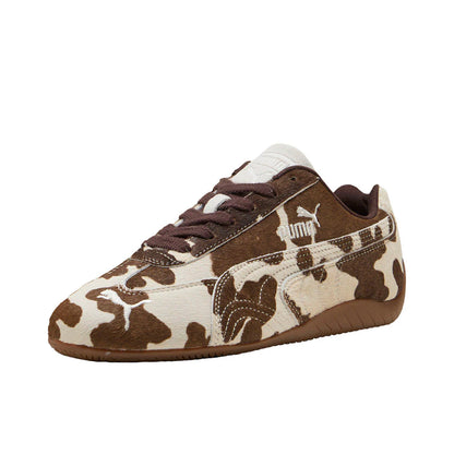 Speedcat Cow Print Lace Up Sneakers