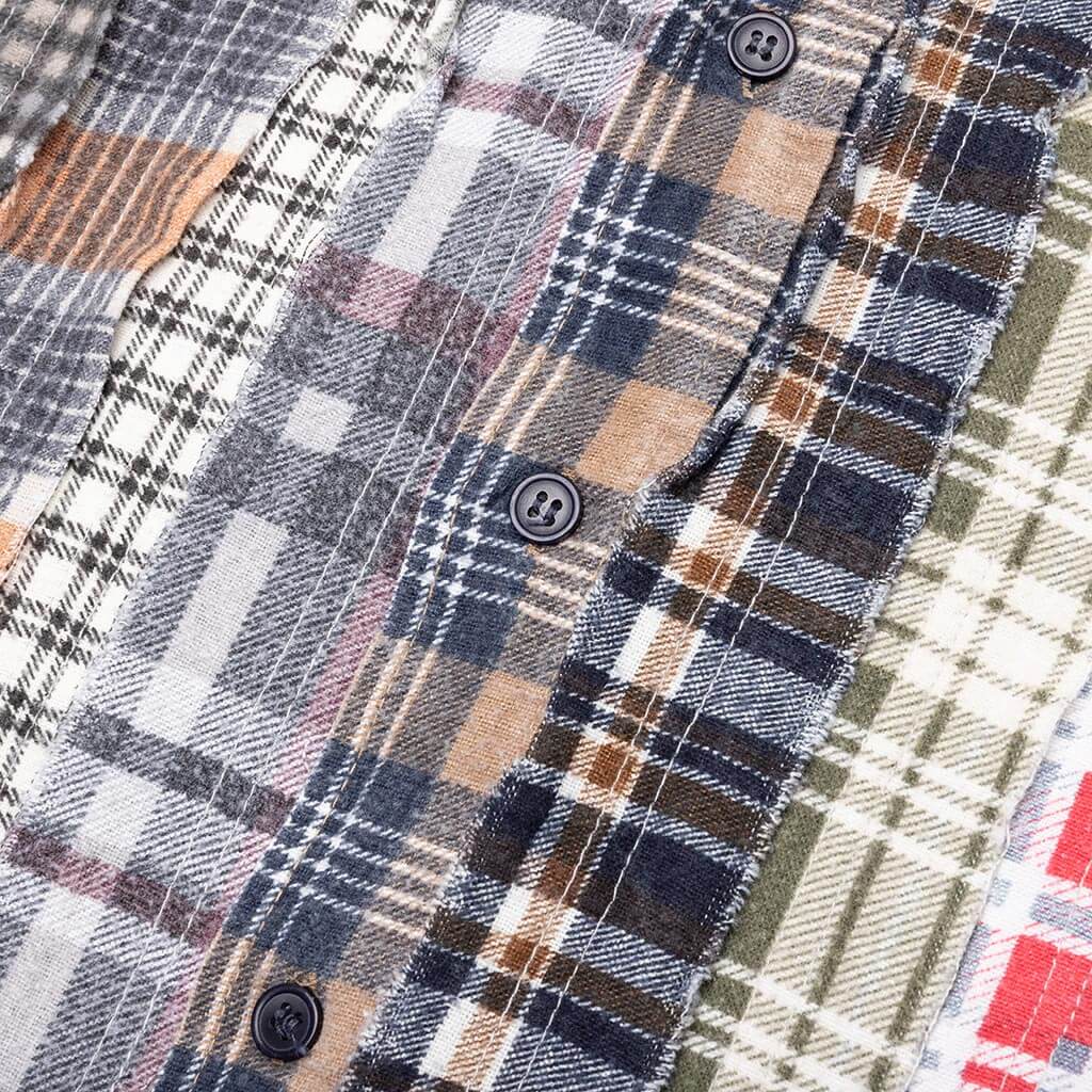 Needles Flannel Shirt Ribbon Shirt Assorted