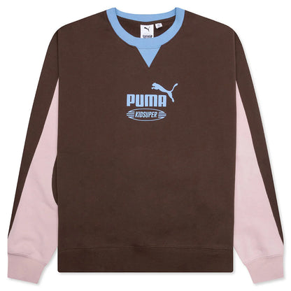 Puma x KidSuper Crew Brown