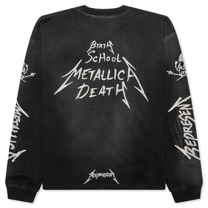Metallica Garage Inc L S T Shirt Stained Black