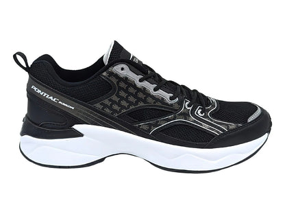 Tenis PONTIAC AXL Negro y Blanco para Hombre