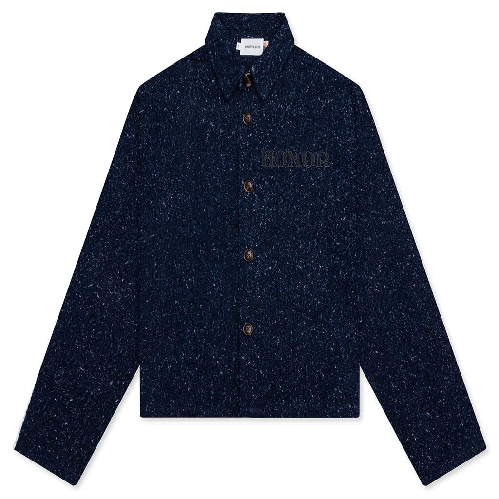 Nep Yarn Chacket Navy