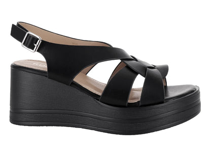 Sandalias ROZE Plataforma Negro para Mujer