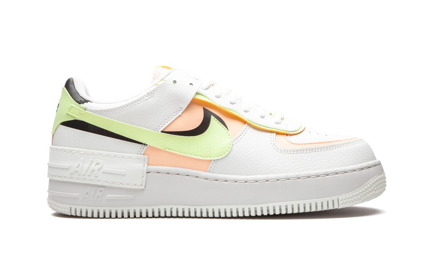 AIR FORCE 1 SHADO MNS WMNS"White/ Barely Volt/ Crimson Tint"