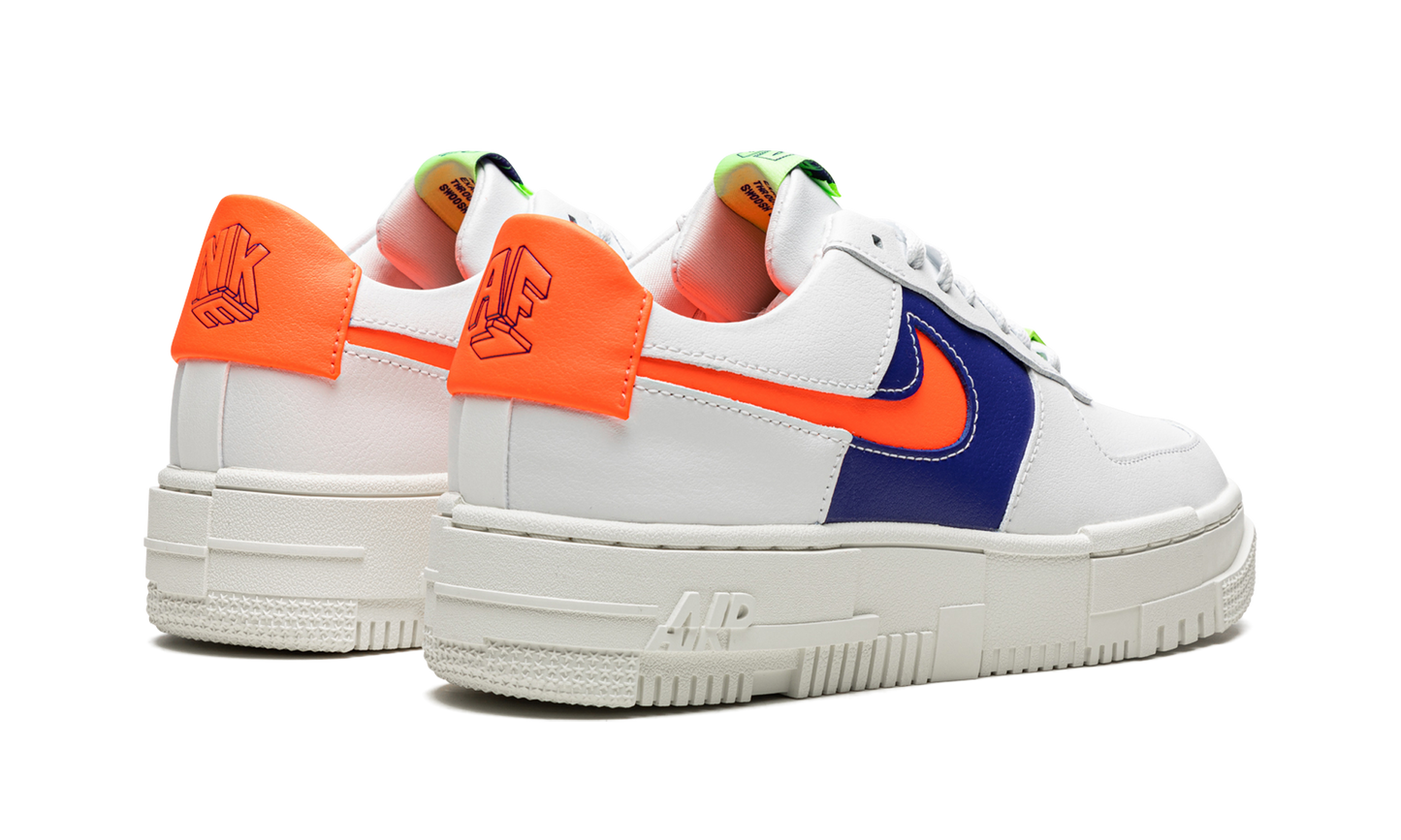 AIR FORCE 1 LO PIXEL MNS WMNS"White Concord Crimson" DM8340 100