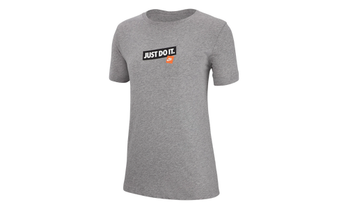 NSW Just Do It T Shirt WMNS"Grey" AR3894 063