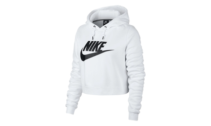 Sportswear Rally Cropped Hoodie WMNS"White" AQ9965 100