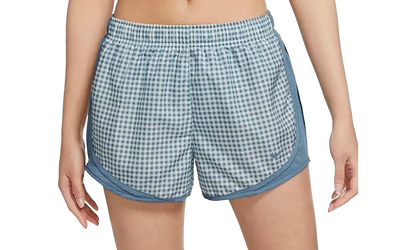 TEMPO GINGHAM RUNNING SHORTS WMNS"Blue" DH3067 424